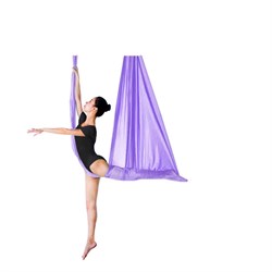 Гамак для занятия йогой YS-07 (сиреневый) YS-07