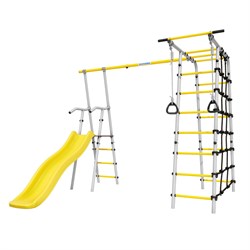 Спортивно-игровой комплекс ROMANA Богатырь 103.07.06 серый/желтый без качелей 24309