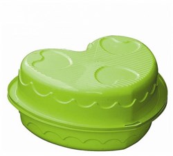 Детская пластиковая песочница мини-бассейн "Сердечко двойное" PalPlay 435 [зеленый] 435 зеленый