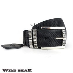Ремень WILD BEAR RM-028 Black (145 см) 49982c03-775a-11f0-0a80-05c2000e1c8f