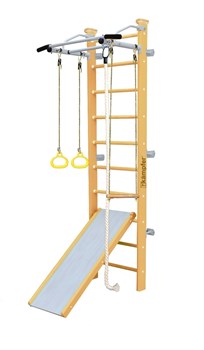 Шведская стенка Kampfer Ride Wall [№1 натуральный Стандарт белый турник] 15469