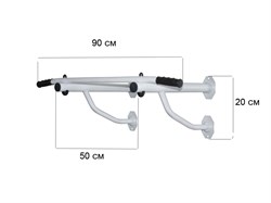 Турник настенный Midzumi Kishiro [белый антик серебро] 13685