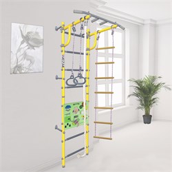 Шведская стенка Midzumi Niji Kabe Busyboard [лимонный пай и бизиборд салатовый] Niji Kabe Busyboard lemon