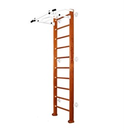 Шведская стенка Kampfer Swedish Wall [№4 Вишневый Стандарт белый турник] 15565