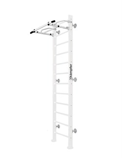 Шведская стенка Kampfer Swedish Wall [№6 Жемчужный Высота 3 м белый антик турник] 15570