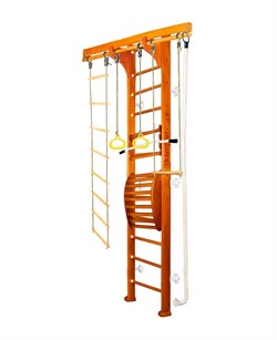 Шведская стенка Kampfer Wooden ladder Maxi Wall [№3 Классический Высота 3 м белый] 15750