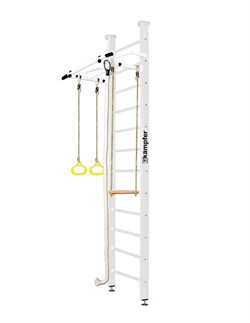 Шведская стенка Kampfer Helena Ceiling (№6 Жемчужный Высота 3 м белый турник) 15027