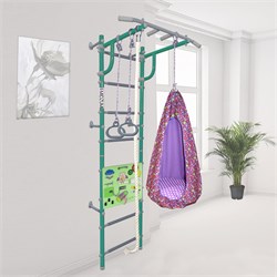 Шведская стенка Midzumi Fukuro Kabe Busyboard [ментоловый сорбет и бизиборд салатовый] 23473