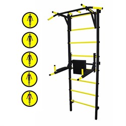 Профессиональная шведская стенка Kampfer Gonter Professional [черный/желтый] Gonter Professional