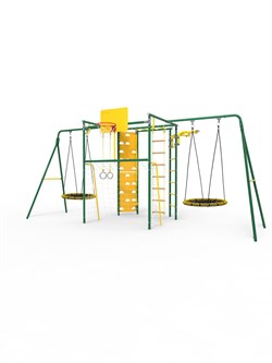 УДСК-7.3 Rokids Атлет-К2 с двумя качелями [Зеленый-желтый с двумя качелями-гнездо] 24031