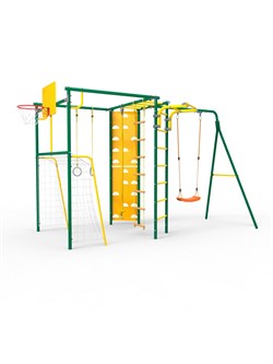 УДСК-7.2 Rokids Атлет-К с качелями [Зеленый-желтый с качелями пластиковыми] 24333