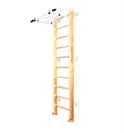 Шведская стенка Kampfer Swedish Wall [№1 Натуральный Стандарт белый турник] 15553