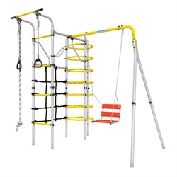 Спортивно-игровой комплекс ROMANA Космос 103.21.05-01 серый/желтый с качелями цепными 1.Д-26.02 24287