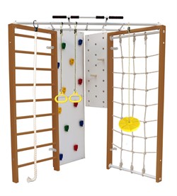 Шведская стенка Kampfer Fantastic [№2 Ореховый желтая лиана] 14971