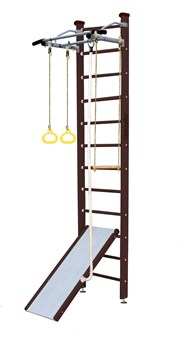 Шведская стенка Kampfer Ride Ceiling [№5 Шоколадный Высота 3 м белый антик турник] Ride Ceiling-16