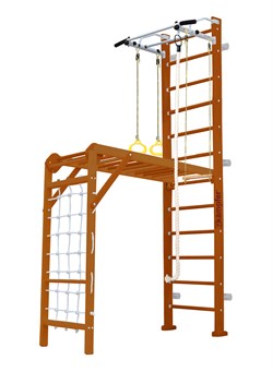 Шведская стенка Kampfer Union Wall [№3 Классический Высота 3 м белый турник] 15625