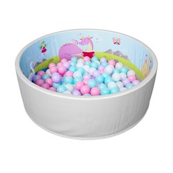 Детский сухой бассейн ROMANA Принцессы ДМФ-МК-02.55.01 + 100 шариков 3dbc2d3d-8d92-11f0-0a80-08230013d9c2
