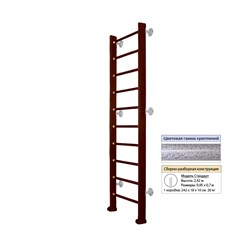 Шведская стенка Kampfer Classic Wall (№5 Шоколадный Стандарт антик) Classic Wall-10