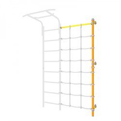 ROMANA Комплект стойка с канатным лазом пристенная ДСКМ-1С-8.18-45 [оранжевый] 32f6e418-8d8d-11f0-0a80-17c500135a5d