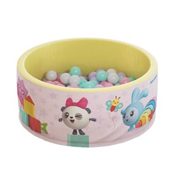 Romana Airpool Малышарики Детский сухой бассейн ["Игрушки" (розовый без шариков)] ДМФ-МК-02.56.01_розовый