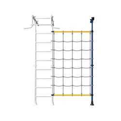 Комплект стойка распорная с канатным лазом ДСКМ-1-8.02-45 [синий/желтый] ДСКМ-1-8.02-45_синий