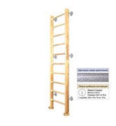 Шведская стенка Kampfer Classic Wall (№1 Натуральный Высота 3 м белый) 14925