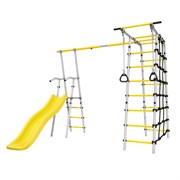 Спортивно-игровой комплекс ROMANA Богатырь 103.07.06 серый/желтый без качелей 24309