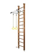 Шведская стенка Kampfer Helena Ceiling (№2 Ореховый Высота 3 м белый антик турник) 15010