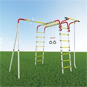 Спортивно-игровой комплекс ROMANA Веселая лужайка-2 R.103.25.04 серый/желтый без качелей 12483