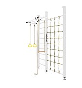 Шведская стенка Kampfer Winner Ceiling [№1 Натуральный Стандарт белый турник] 15668