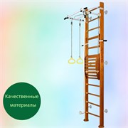 Шведская стенка Kampfer Helena Maxi Wall (№3 Классический Высота 3 м белый антик турник) 15134