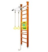 Шведская стенка Kampfer Helena Ceiling Busyboard №3 Классический Стандарт Бизиборд белый 15078