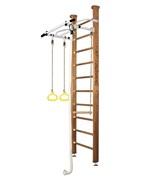 Шведская стенка Kampfer Helena Ceiling (№2 Ореховый Стандарт белый антик турник) 15012