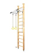 Шведская стенка Kampfer Helena Ceiling (№1 Натуральный Высота 3 м белый антик турник) 15006