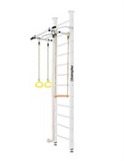 Шведская стенка Kampfer Helena Ceiling (№6 Жемчужный Высота 3 м белый антик турник) 15026