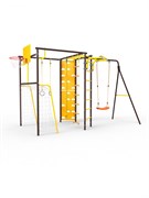 УДСК-7.2 Rokids Атлет-К с качелями [Шоколад-желтый с качелями пластиковыми] 24335