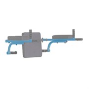 Брусья откидные со спинкой Midzumi Heikobo [небесная лазурь] 1514