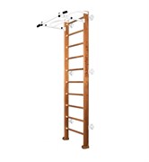 Шведская стенка Kampfer Swedish Wall [№2 Ореховый Стандарт белый турник] 15557