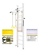 Шведская стенка Kampfer Helena Maxi Ceiling (№6 Жемчужный Высота 3 м белый турник) Helena Maxi Ceiling-3