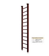 Шведская стенка Kampfer Classic Ceiling (№5 Шоколадный Высота 3 м) Classic Ceiling