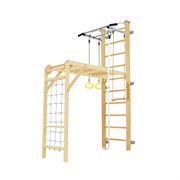 Шведская стенка Kampfer Union Wall [№1 натуральный Стандарт белый турник] 15619