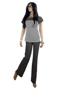 Футболка женская для фитнеса Kampfer Gray, XS nan-90