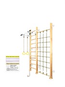 Шведская стенка Kampfer Winner Wall [№1 Натуральный Стандарт белый турник] 15677