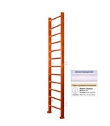 Шведская стенка Kampfer Classic Wall (№4 Вишневый Высота 3 м белый) Classic Wall-5