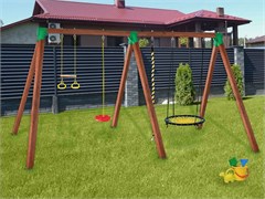 Комплект креплений Kampfer Air-swing plus 001 [зеленый] Kampfer Air-swing plus 001