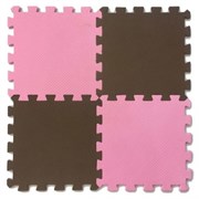 Мягкий пол разноцветный 25*25(см) 1(м2) 25МП1 [розово-коричневый] 25МП1 [розово-коричневый]