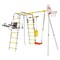 Спортивно-игровой комплекс ROMANA Fitness 103.20.05-01 Фитнесс серый/желтый с качелями+ качели пластиковые 24282