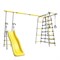 Спортивно-игровой комплекс ROMANA Богатырь Плюс-2 103.12.06 серый/желтый без качелей 24258