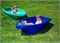 Детская пластиковая песочница мини-бассейн "Лодочка с покрытием" PalPlay 311 [зеленый] 311 зеленый