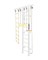 Шведская стенка Kampfer Wooden Ladder Wall [№6 Жемчужный Высота 3 м белый] 15771